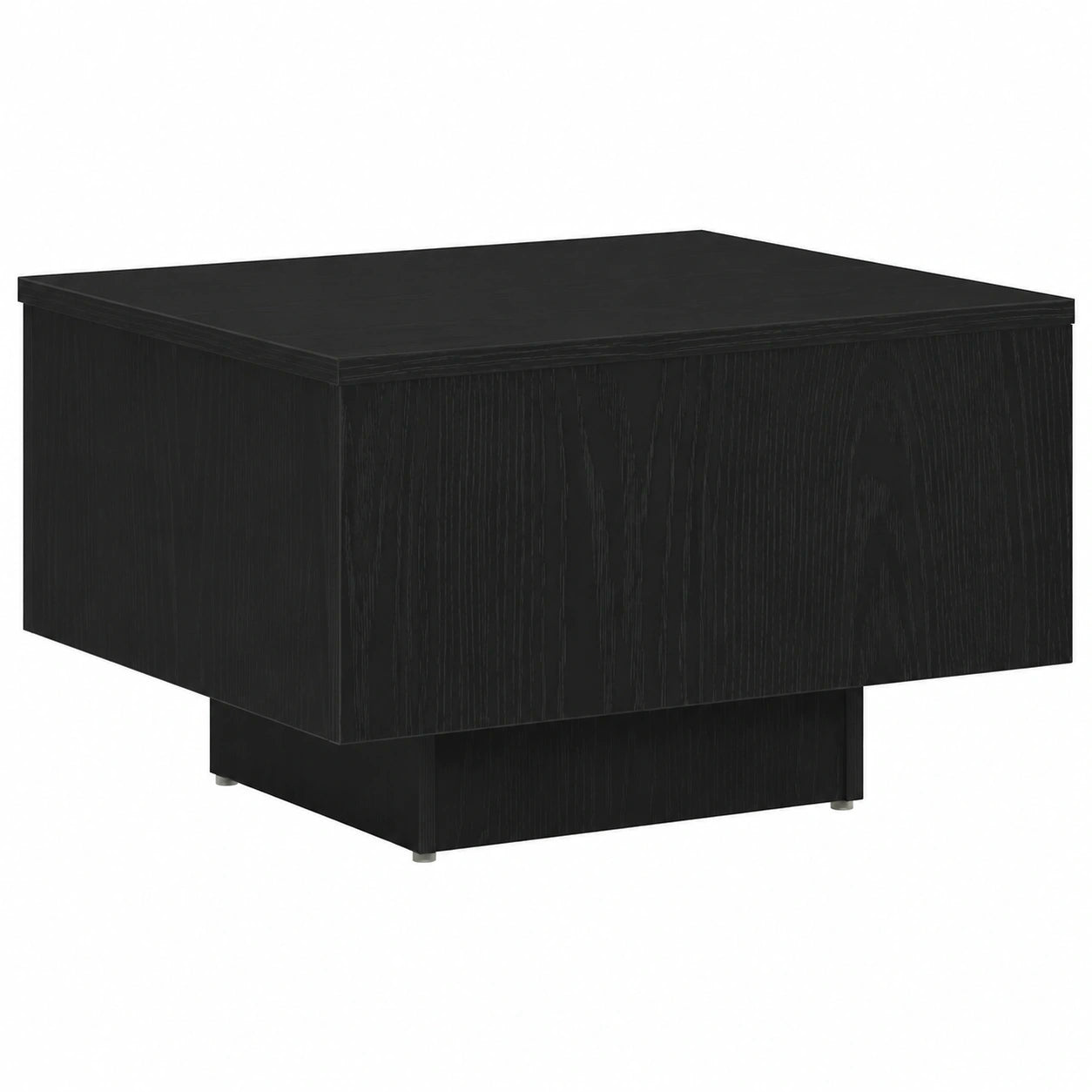 Moderner Couchtisch Eichenoptik Schwarz 60x60x31,5 cm