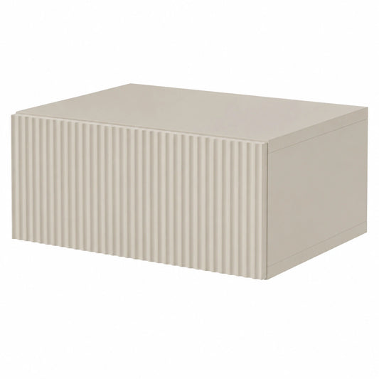 Selsey Wand-Nachttisch Veldio, 17x50x35,6 cm, Graubeige