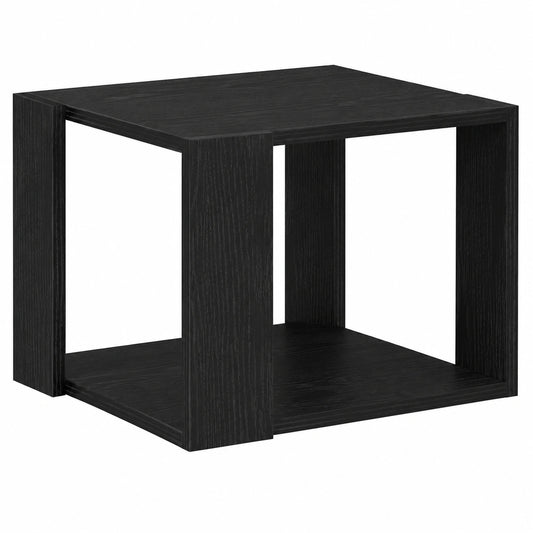 Moderner Couchtisch in Eichenoptik, 40x40x30 cm, Holzwerkstoff
