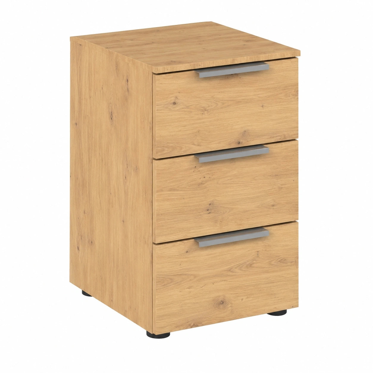 Rauch Möbel Kommode mit Softclose, 3 Schubladen, Eiche Artisan, 40 cm Breite, für Schlafzimmer & mehr