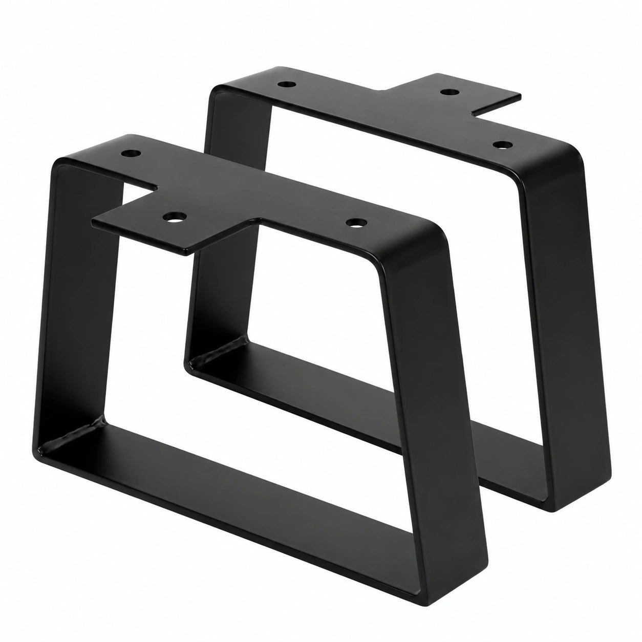 Signstek 15,2 cm schwarze Tischbeine aus Metall, robuste Bauweise für DIY-Möbel und modernes Industriedesign