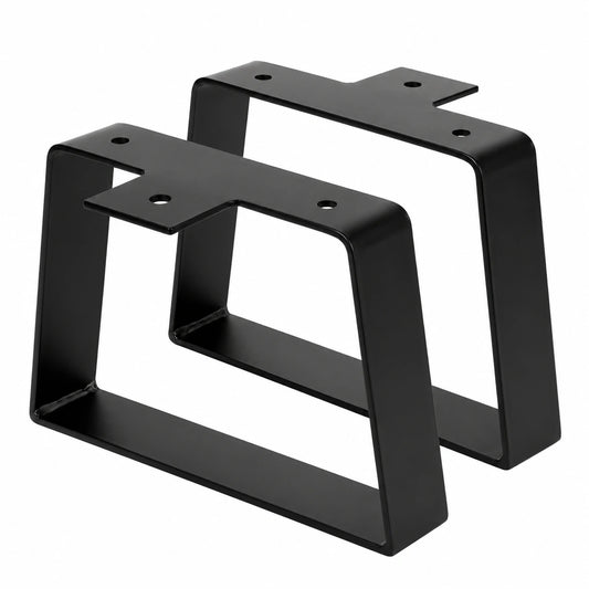 Signstek 15,2 cm schwarze Tischbeine aus Metall, robuste Bauweise für DIY-Möbel und modernes Industriedesign
